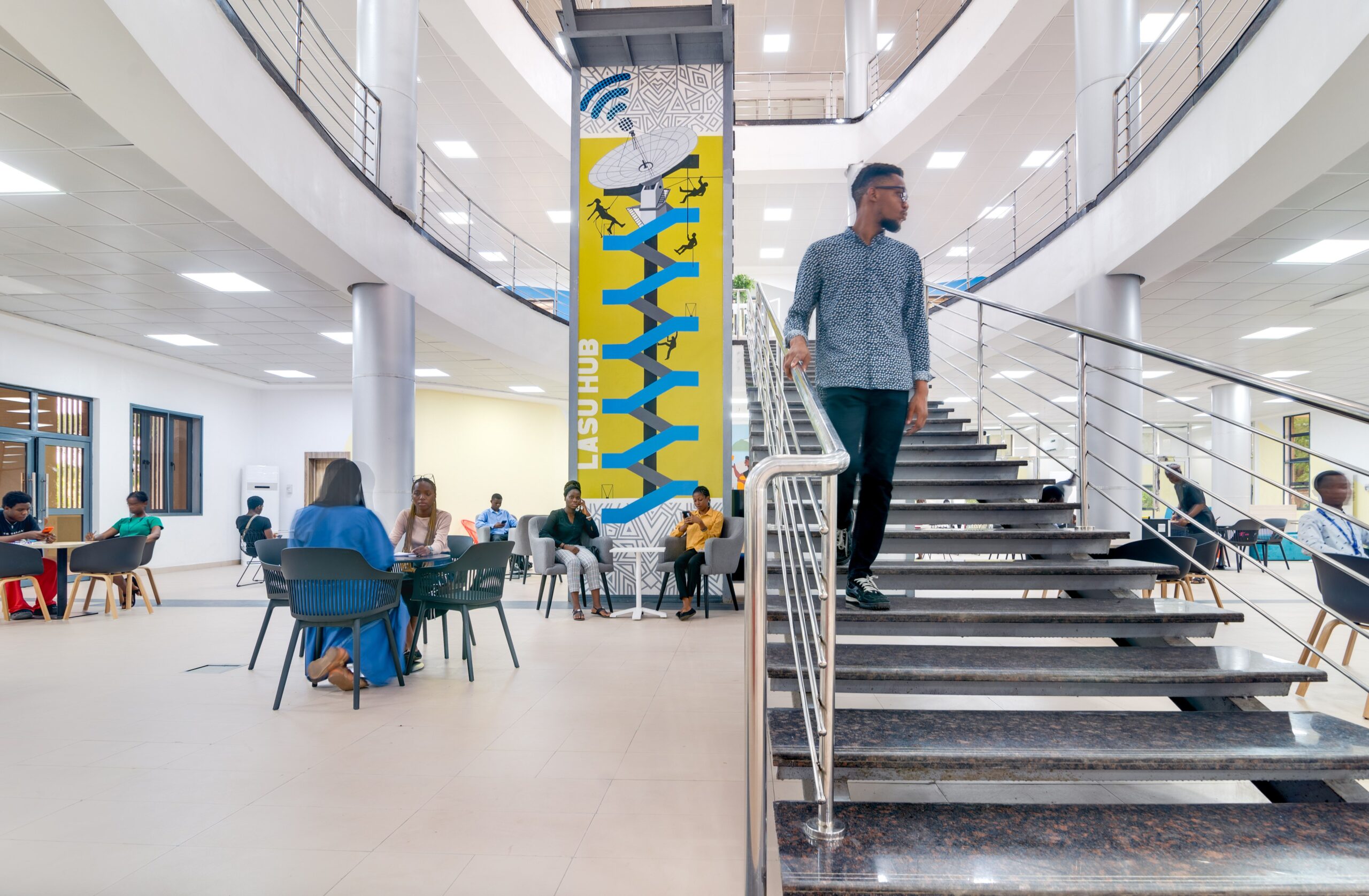 Inside the UNDP Innovation Hub at LASU, Designed by Spacefinish