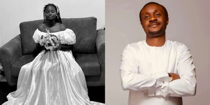 “Not her spec?” – Lady who dressed as bride for Hallelujah Challenge rejects suitor who offered to marry her