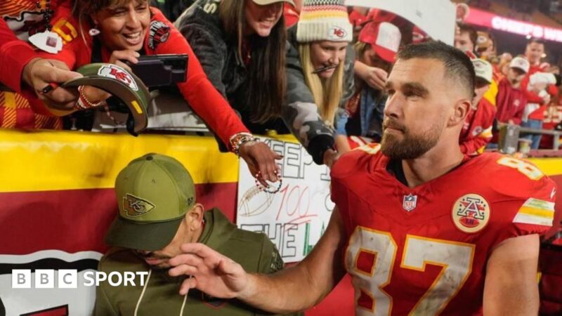 NFL: Travis Kelce ties Kansas City Chiefs record in win over Washington Commanders