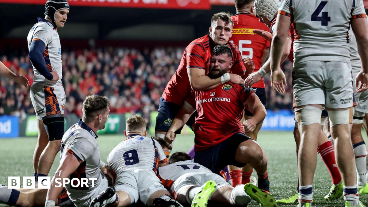URC: Munster edge out ill-disciplined Edinburgh