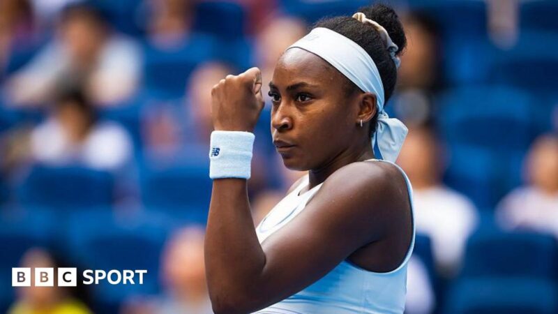 China Open results: Coco Gauff to face Amanda Anisimova in semi-finals