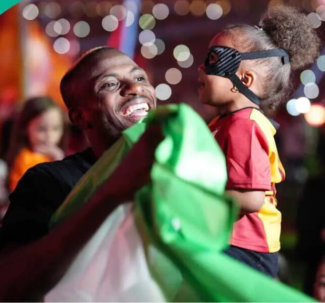 Osimhen Celebrates Daughter’s Third Birthday