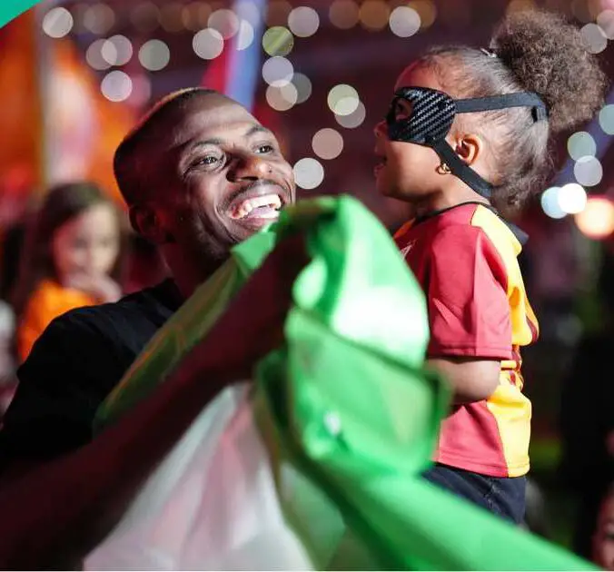Osimhen Celebrates Daughter’s Third Birthday