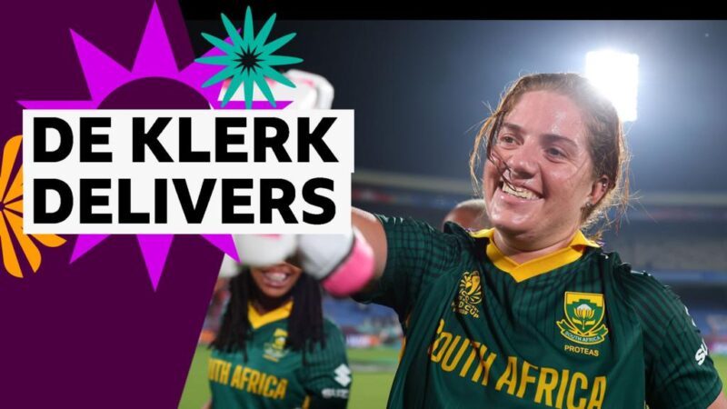 Women’s Cricket World Cup: India vs South Africa – Nadine De Klerk best shots