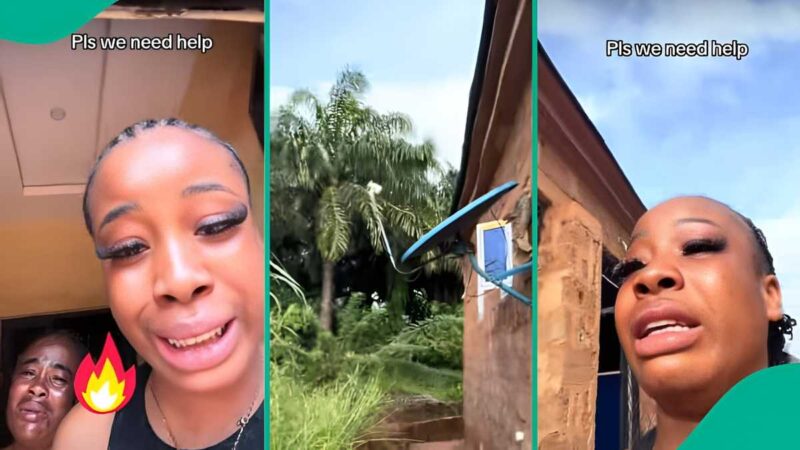 Lady Weeps as She Sees Strange Activity Behind Her House, Shares Video Evidence: “Please Help”