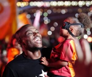 Osimhen celebrates daughter at three