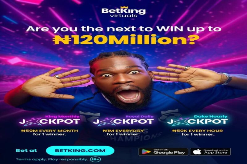BetKing Just Dropped Nigeria’s Biggest Virtuals Jackpot — Here’s Why Everyone’s Talking About It.