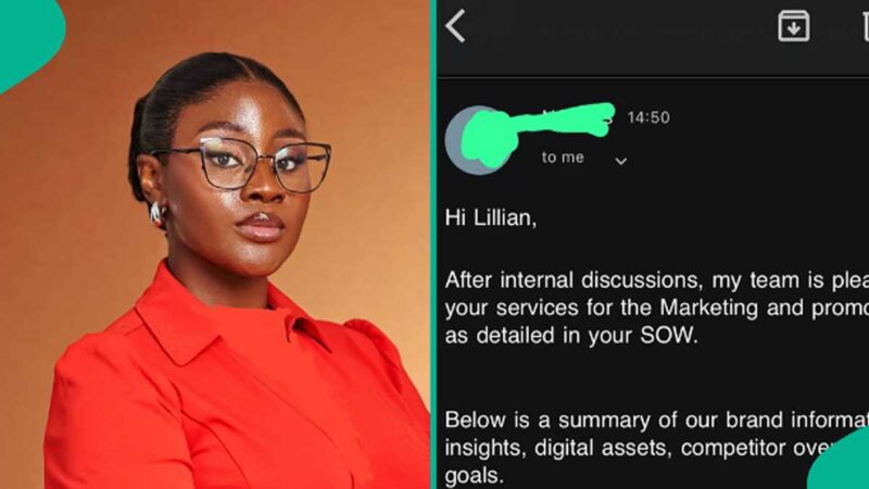 Nigerian Lady Celebrates as She Bags Contract with Australian Brand, People Congratulate Her