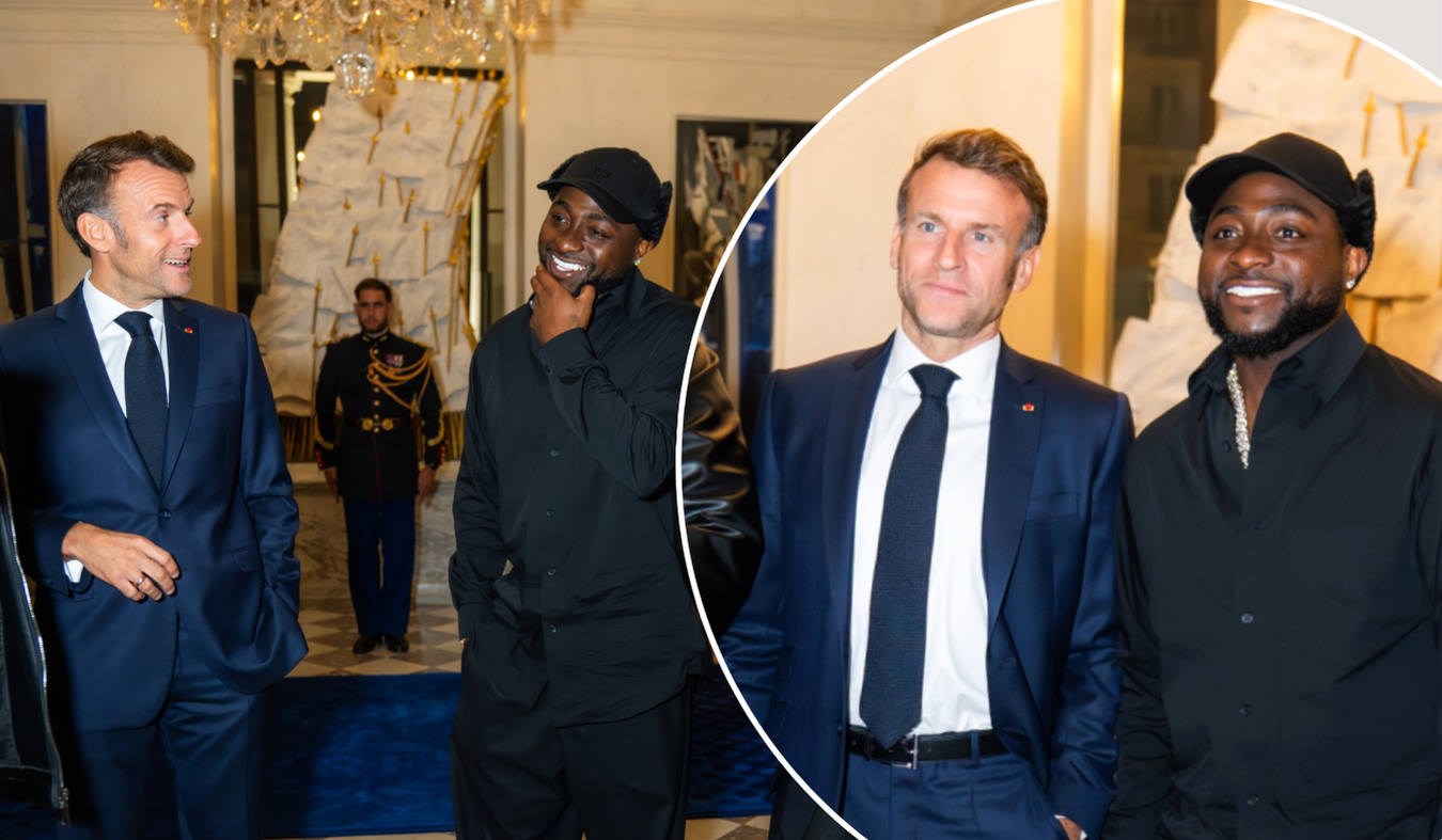 “What Vision?”: Davido’s Meeting with France’s President Macron Splits Opinion On Social Media