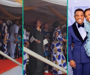 Video Shows What Pastor Jerry Eze’s Wife Did When Woman Blocked Husband’s View at Event: “Iron Lady”
