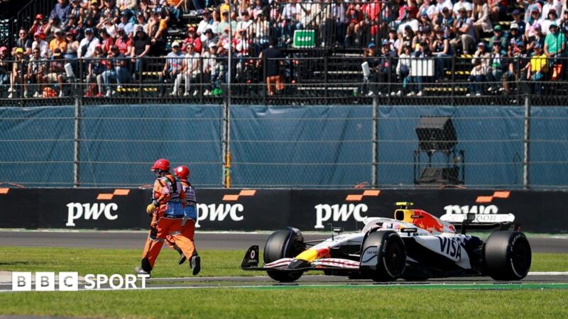 Mexico City Grand Prix: Liam Lawson has near miss with F1 marshals