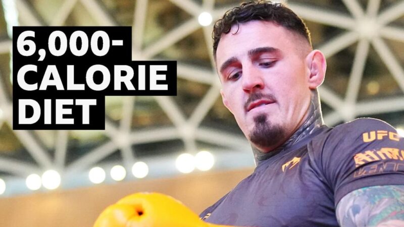 What UFC heavyweight champion Aspinall eats in a day