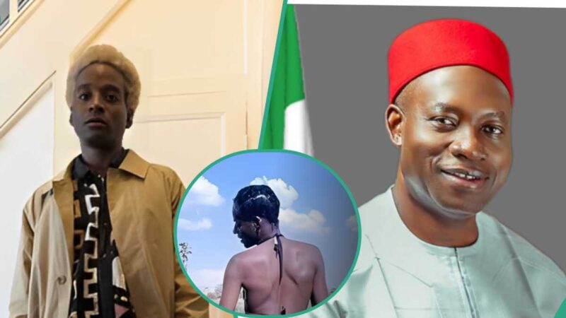 Gov Soludo’s Son Ozonna Causes a Stir With Sultry Swimsuit As He Goes Swimming, Picture Trends