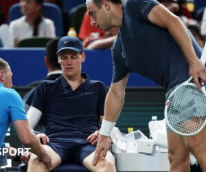 Shanghai Masters: Jannik Sinner retires as Novak Djokovic reaches last 16