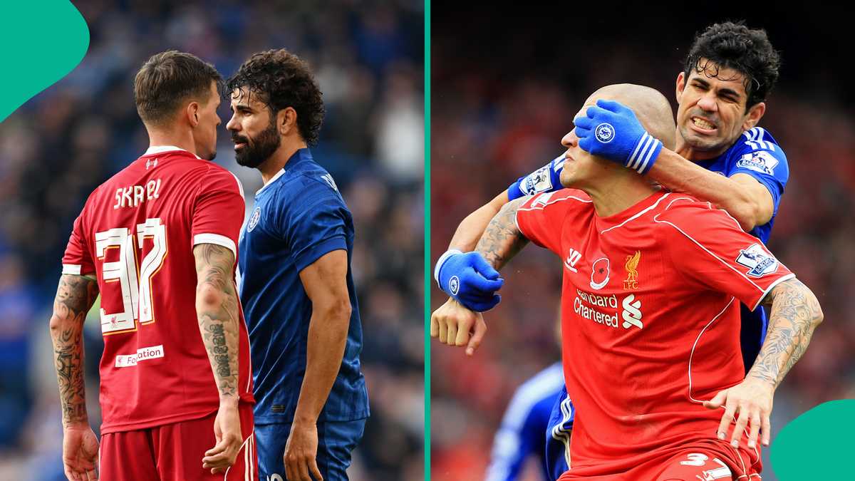 Chelsea Legend Diego Costa Reignites 10-Year Feud With Ex-Liverpool Star During Charity Match