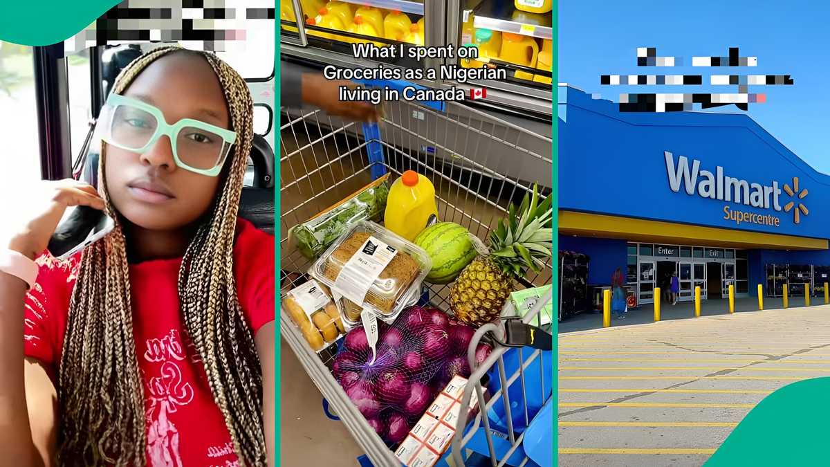 Woman Abroad Goes Shopping at Walmart with ₦348k, Breaks Down Expenses: “Way Cheaper”