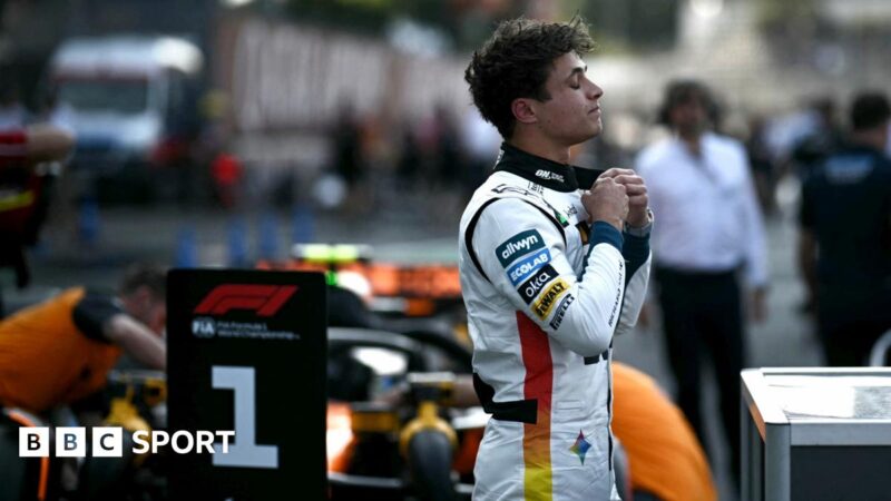 Mexico City Grand Prix: Lando Norris looks to take advantage of pole position