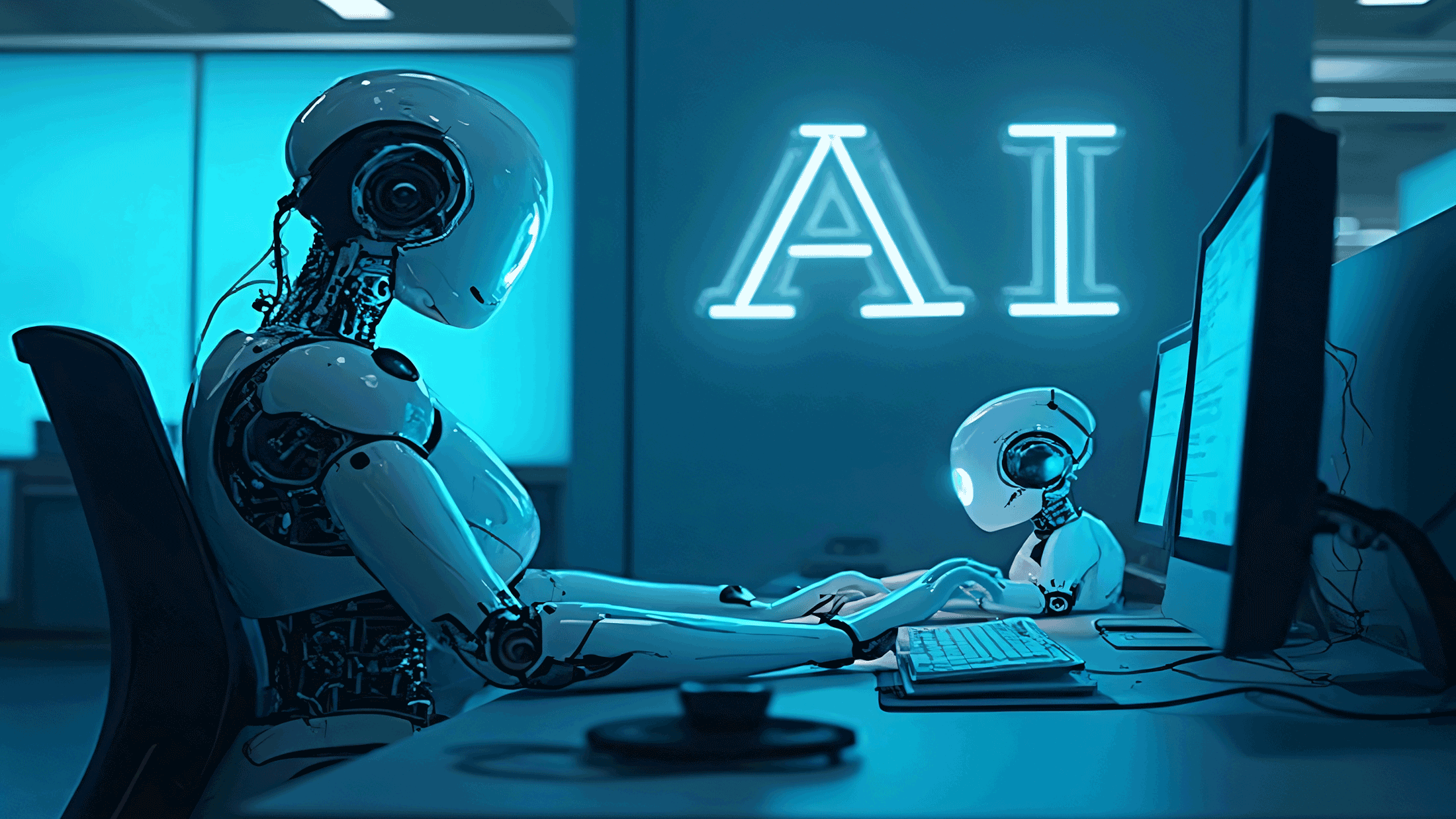 AI writers are secretly running offices while employees and bosses hide behind fake confidence in performance reviews and emails