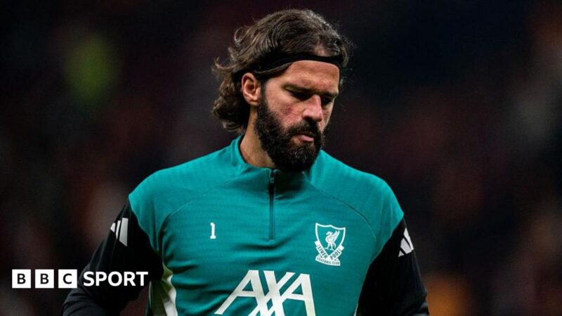 Alisson: Arne Slot reluctant to put timeframe on goalkeeper’s injury