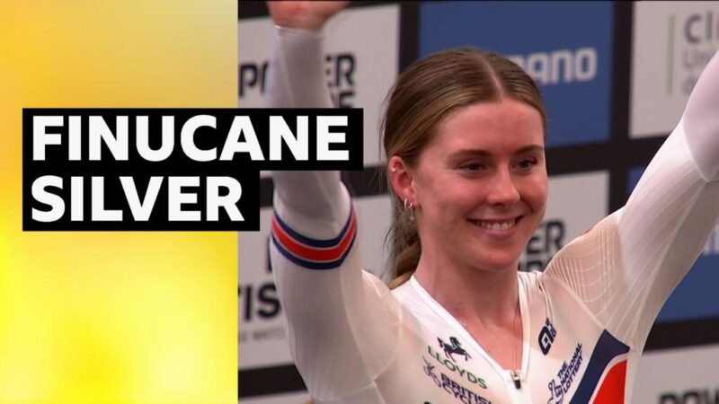 Track Cycling World Championships: Emma Finucane wins silver for GB in women’s keirin