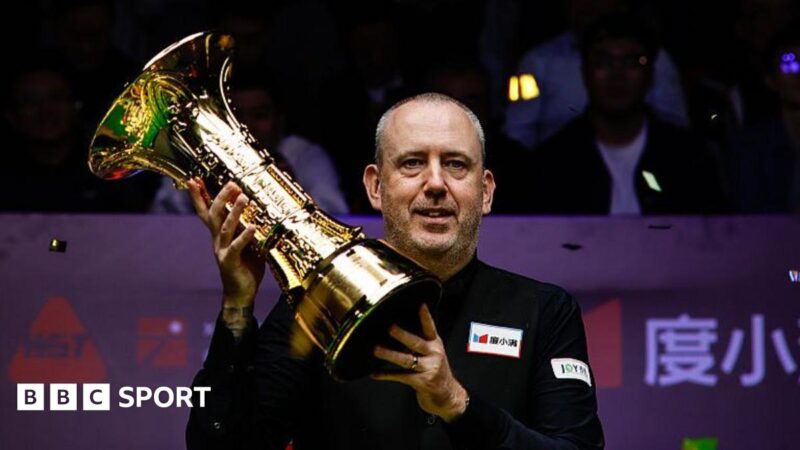 Mark Williams: Snooker star seals spot as all-time Welsh sporting great