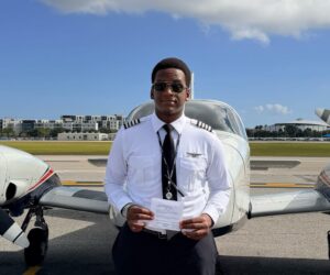 Young Nigerian earns U.S. commercial pilot licence, sets national record