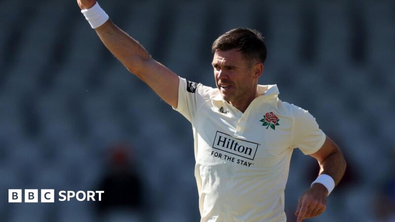 James Anderson set to sign Lancashire contract extension