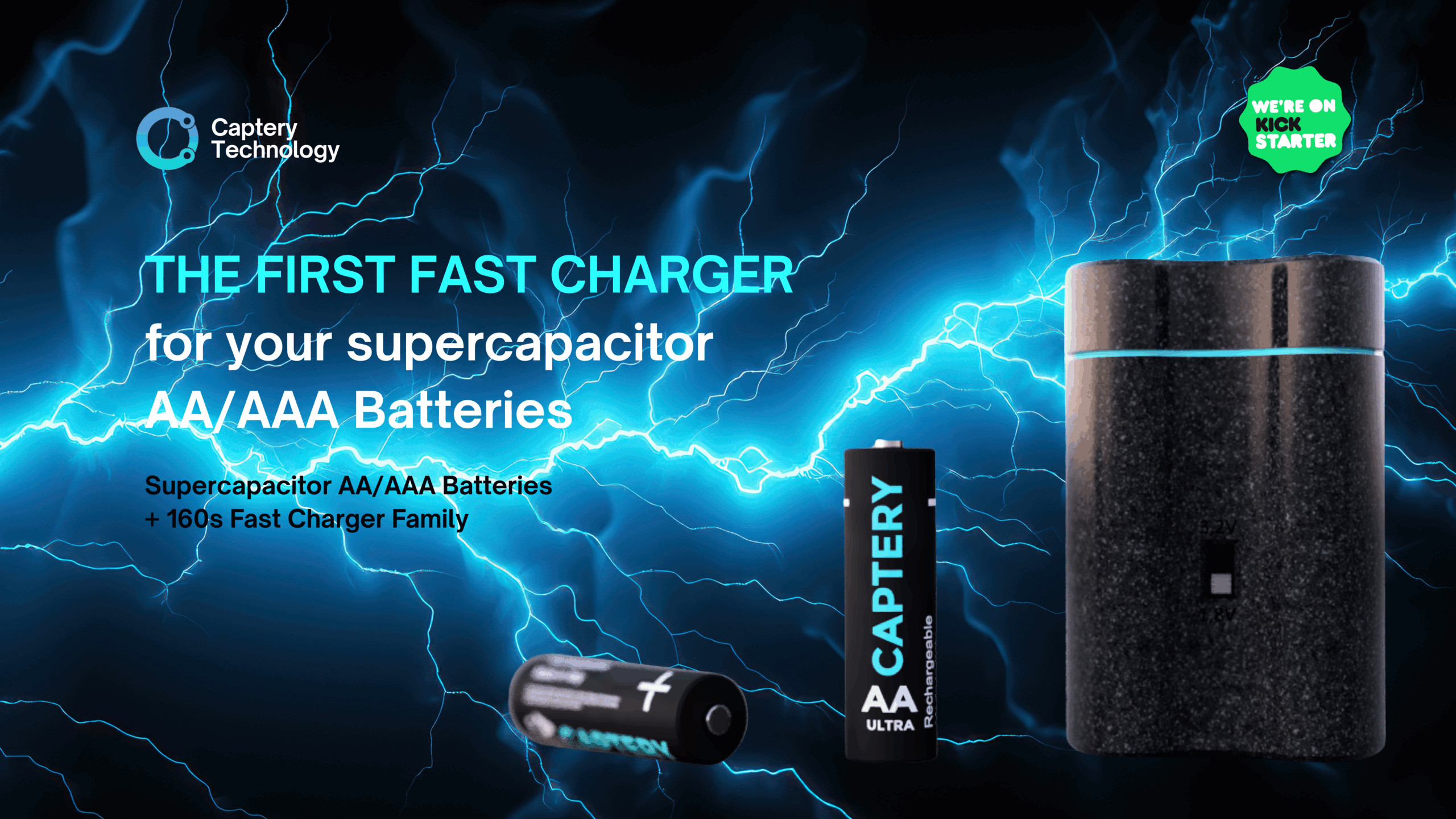 Crowdfunded Captery Ultra battery promises rapid recharging performance and decades of use