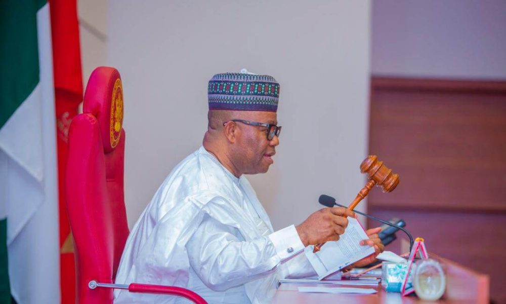 JUST IN: Akpabio Swears In Two New Lawmakers