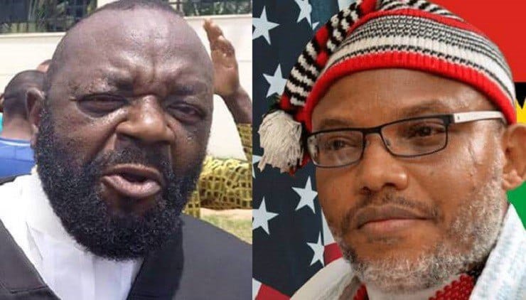 ‘Police Just Exploded Teargas’ – Nnamdi Kanu’s Lawyer, Ejimakor Raises Alarm