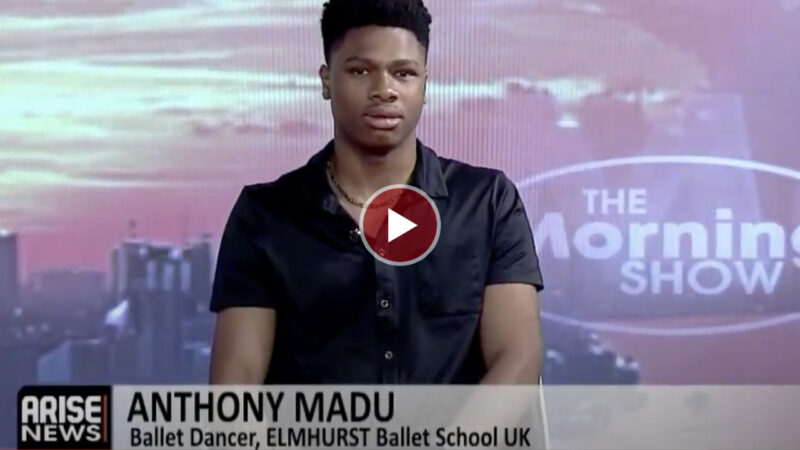 Anthony Madu: It’s a Shame Ballet Is Not Seen As Something Men Can Do In Nigeria