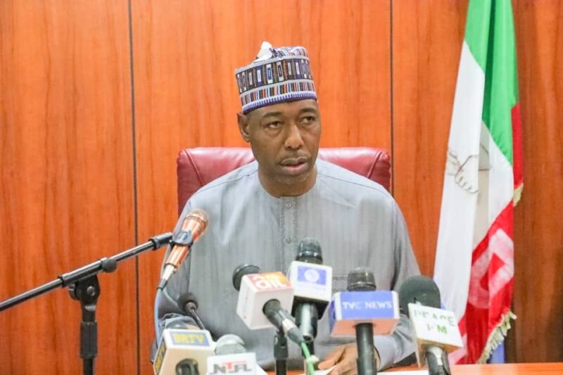 Zulum Seeks Deployment Of Soldiers To Borno Border Communities