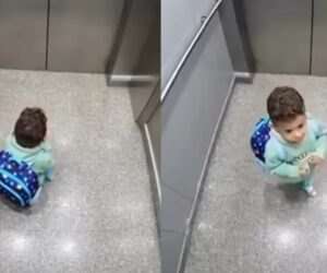 “Lord, please open the door” – Boy’s calm prayer in stuck elevator melts hearts online (WATCH)