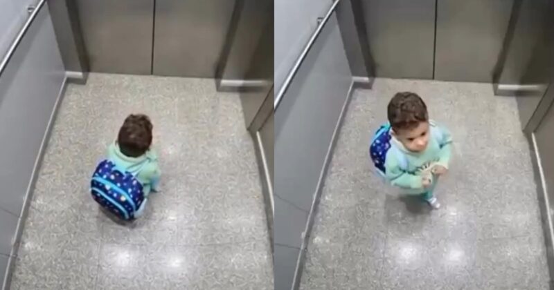 “Lord, please open the door” – Boy’s calm prayer in stuck elevator melts hearts online (WATCH)