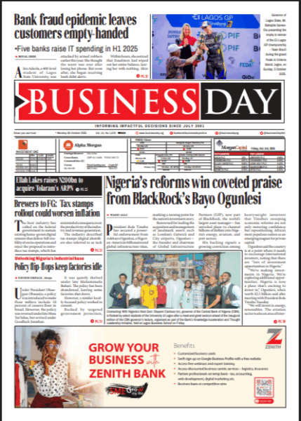 BusinessDay 6th Oct 2025