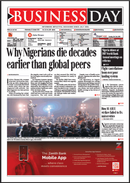 BusinessDay 22nd Oct 2025