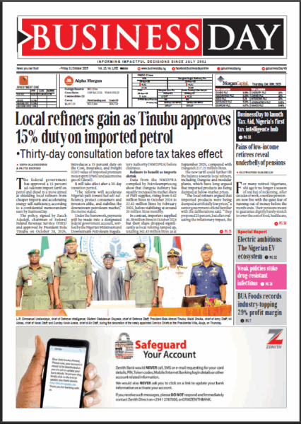 BusinessDay 31st Oct 2025