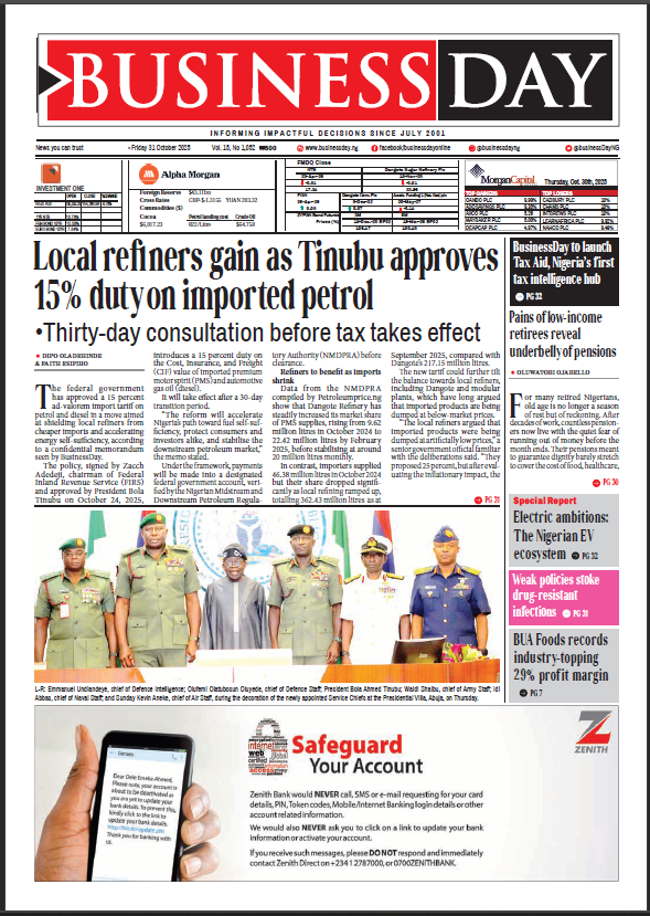 BusinessDay 31st Oct 2025