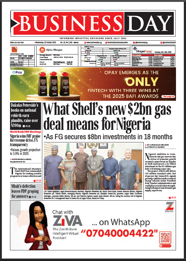 BusinessDay 15th Oct 2025