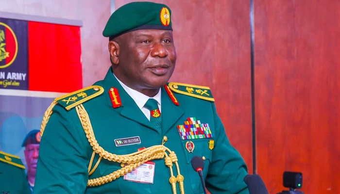 While Weapons Win Battles, Truth and Trust Win Wars, Says Nigeria’s Army Chief Oluyede 