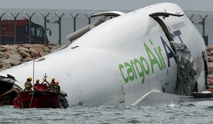 Cargo Plane Crashes At Hong Kong Airport, Killing Two Security Staff – Arise News