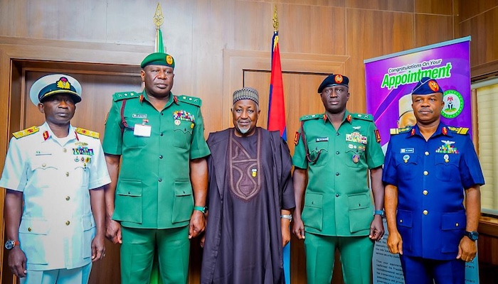 Defence Minister Badaru Meets New Service Chiefs – Arise News