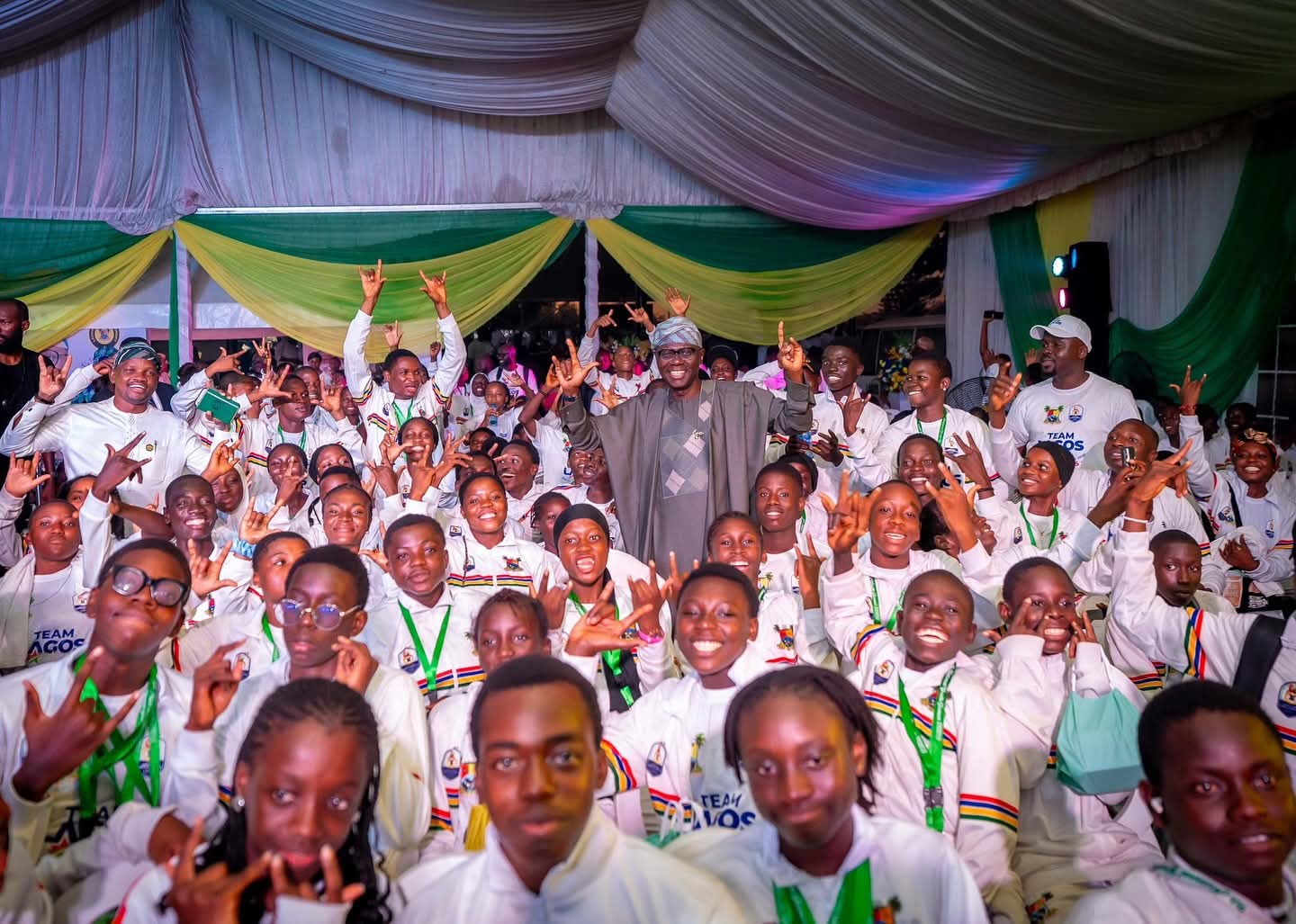 Sanwo-Olu splashes cash on Team Lagos for winning National Youth Games