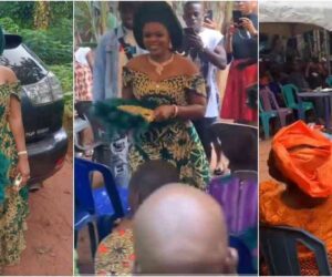 “Nothing do my shoulder” – 35-year-old lady celebrates as she finally finds someone to marry her