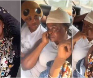 Drama as Mandy Kiss picks up mother and daughter for mocking her online