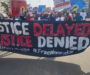 Police Fire Tear Gas, Arrest Protesters At Abuja Rally Demanding Nnamdi Kanu’s Release – Arise News