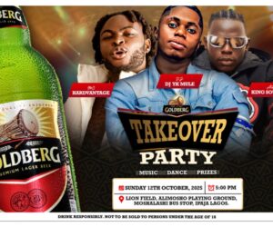 Goldberg takes over party, set to storm Ipaja with the Gold Standard of Fun