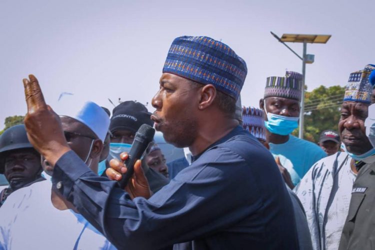 BREAKING: Zulum Faults Army As Insurgents Attack Borno After Cameroonian Troops’ Withdrawal