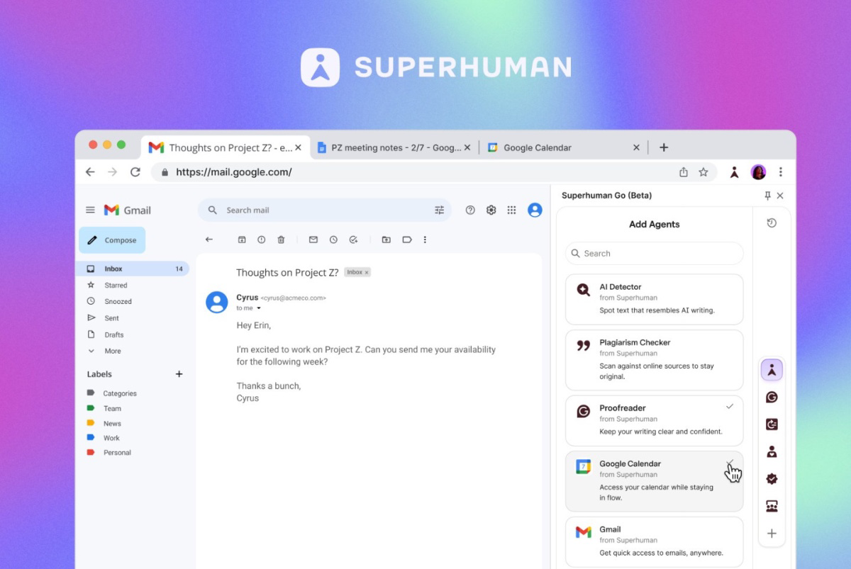 Grammarly Rebrands as Superhuman, Launches AI Assistant