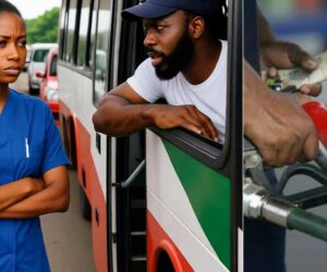 Lady shares hilarious reason fuel attendant refused selling to bus driver